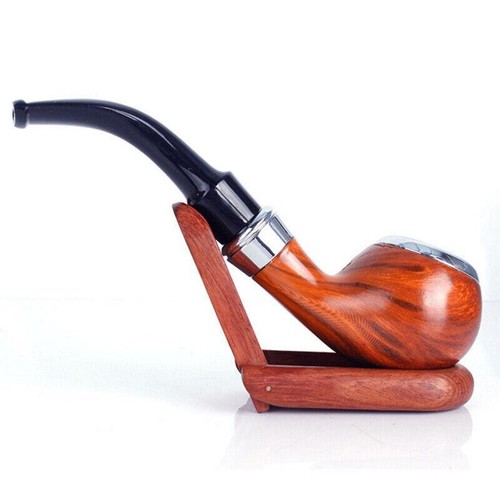 Pipa Tabacco Classica Pipa Grana Legno Filtro Camino Boccaio Pipa Fumante - Foto 11 di 12
