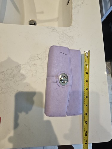 Lavendel Scheckheft Geldbörse helllila