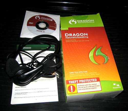 Dragon Naturally Speaking Home Edition Speech Recognition Software ...