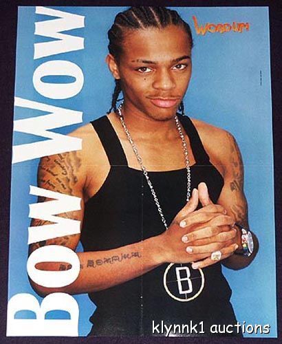 Lot de 2 AFFICHES pliages centraux Bow Wow Romeo B2K 429A LeToya Sunshine sur le dos - Photo 1 sur 4