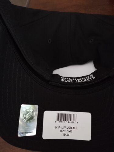 Fanatics Pro Authentic Columbus Blue Jackets Strapback Adjustable Hat Cap - Picture 2 of 4