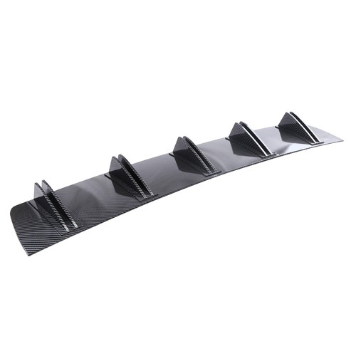 For Audi A3 A4 A5 A6 S3 S4 Rear Diffuser Fins Bumper Lip Splitter Spoiler Carbon - Picture 10 of 13