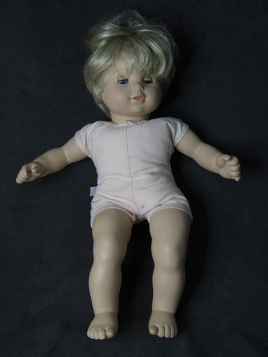 American Girl Boy Blonde Bitty Baby Twin Doll Blue Eyes Pleasant Company