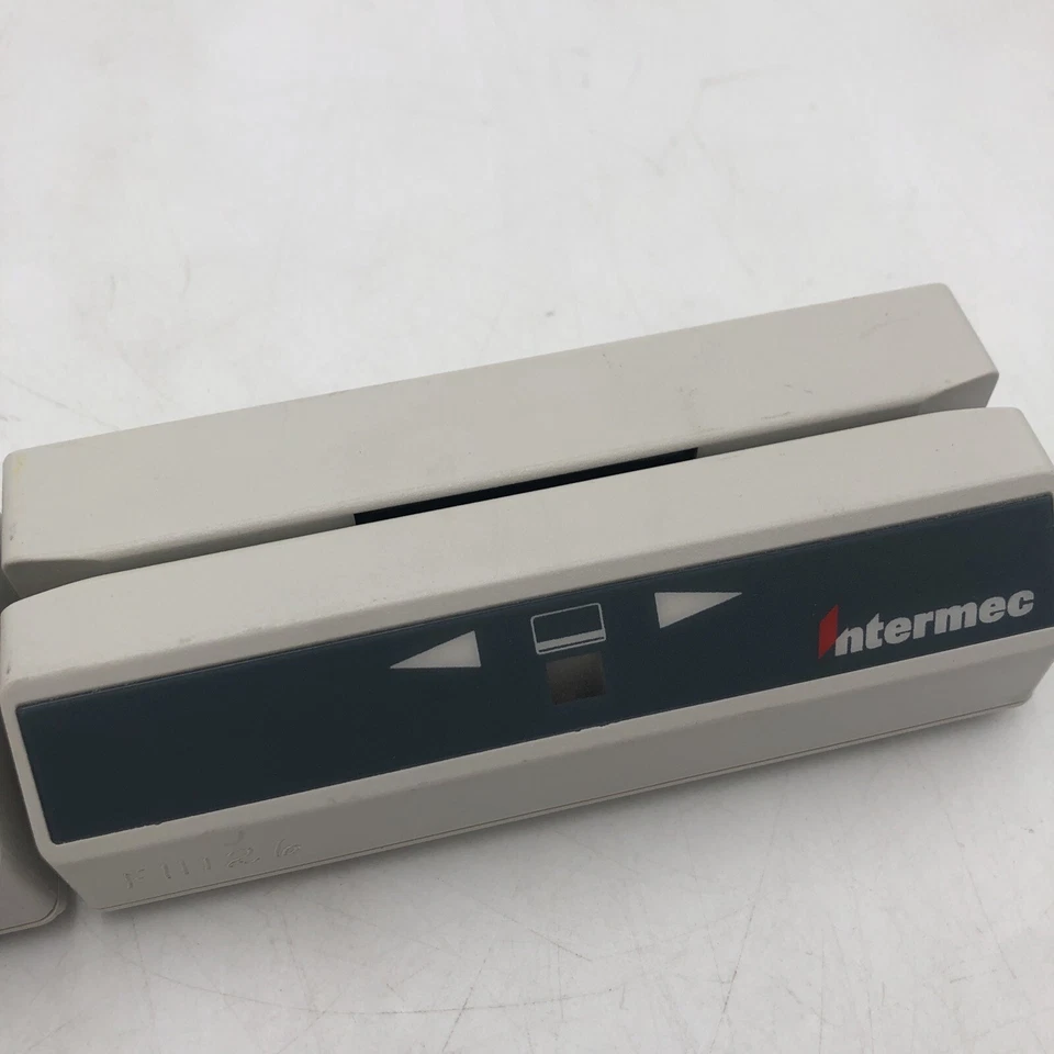 Lote de 2 lectores de tiras magnéticas de cuña Intermec MAGSCAN 1P 0-155000-00-01 de colección COMO ESTÁN Foto 3 de 4