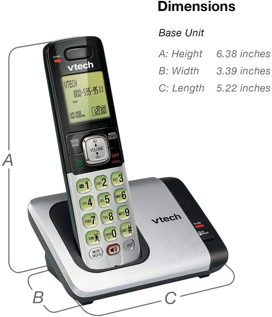 AT&T CRL81212 DECT 6.0 Phone with Caller ID/Call & Waiting Cordless