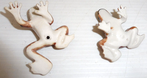 KLIMA E286 Miniature statuette en porcelaine - GRENOUILLES DES BOIS FROG - Imagen 4 de 4