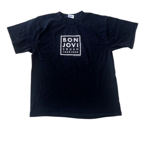 Bon Jovi t shirt Concert Crush tour 2000 size large Single Stitch