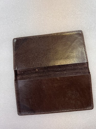 Vintage Western Navajo Turquoise Genuine Leather Bifold Checkbook Wallet Holder - Picture 10 of 10