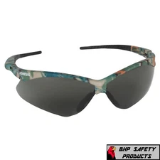 KLEENGUARD NEMESIS 22609 CAMO SAFETY GLASSES SMOKE ANTI-FOG LENS SUNGLASSES