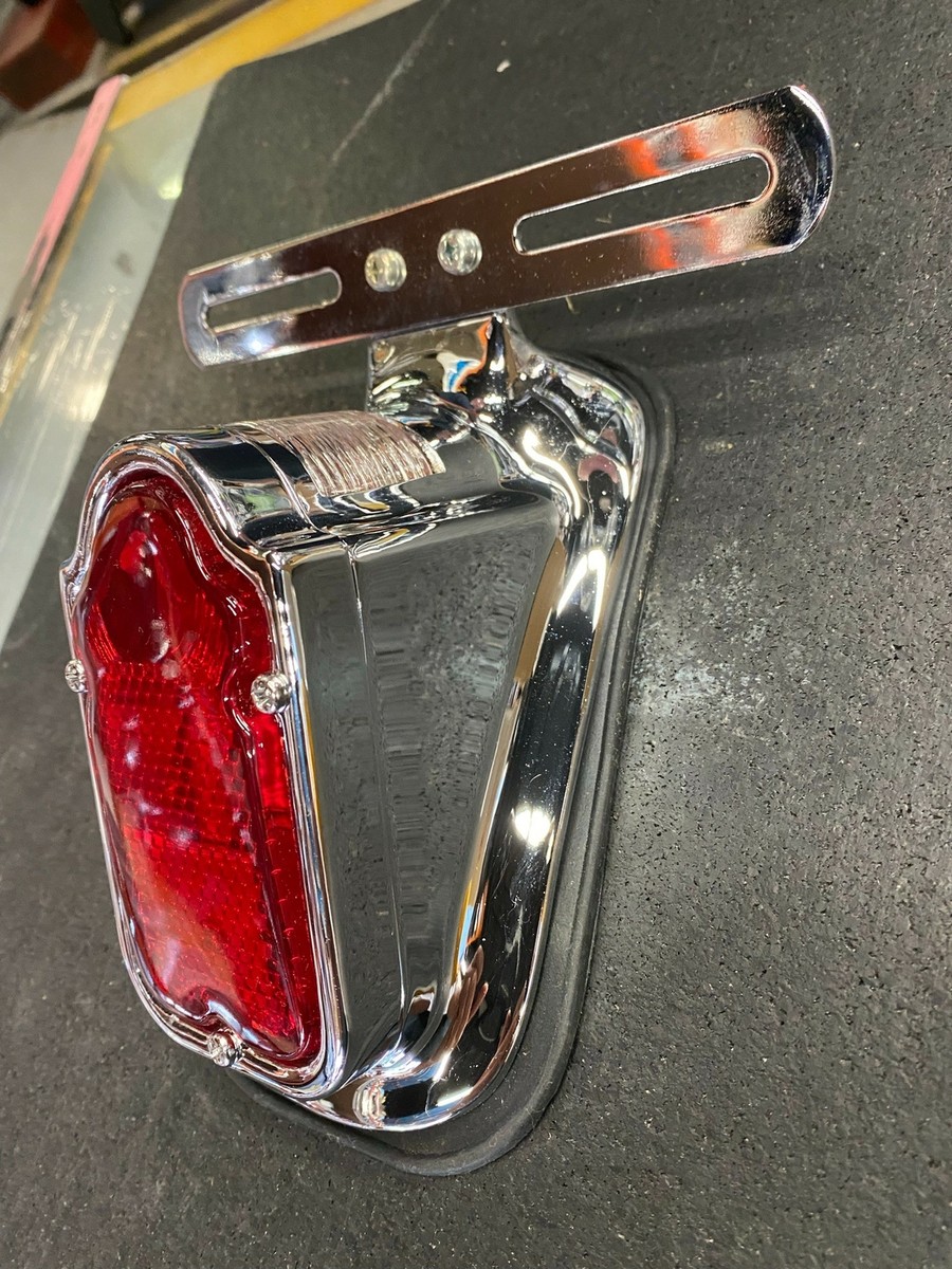 New Tombstone Tail light Assy Harley Panhead Chopper Custom