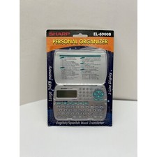 Sharp Electronics EL-6900B Personal Organizer English Spanish Word Translator