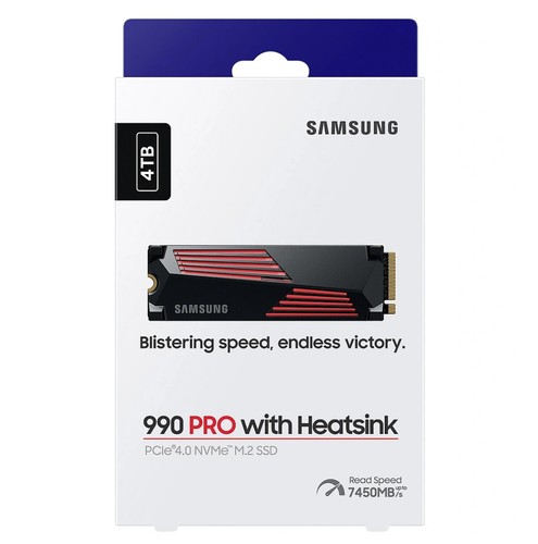 SAMSUNG 990 PRO Heatsink Gaming 1TB 2TB 4TB M.2 PCIe 4.0x4 NVMe 2.0 Internal SSD - Afbeelding 15 van 15