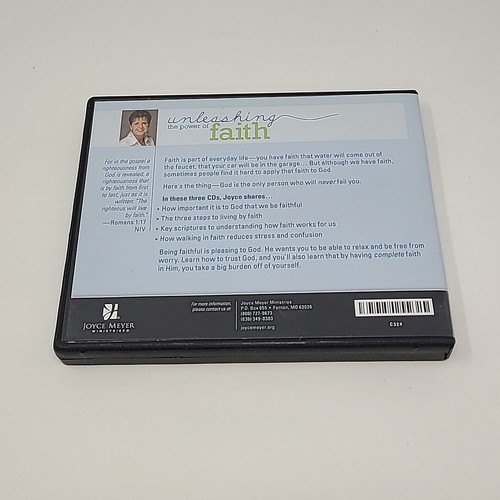 Joyce Meyer- Unleashing The Power Of Faith - 3 CD Audiobook Set - Christian - Foto 2 di 4