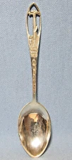 Vintage ARIZONA CACTUS ~ Cut Out Sterling Silver Souvenir Spoon