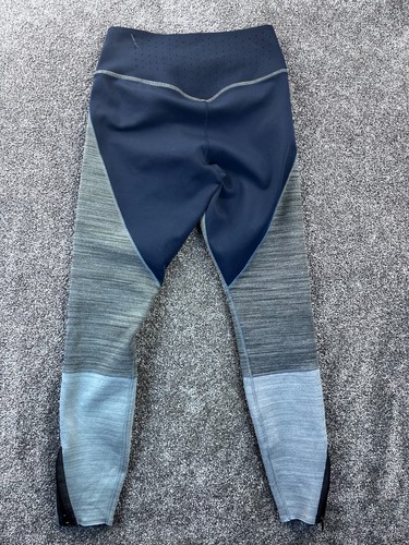 Leggings Nike S Antracite Nero Dri Fit Leggendario Colorblock Yoga Corsa Grigio - Foto 11 di 11