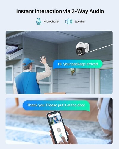 ZOSI 4K 8MP PoE IP Pan/Tilt Add-on Security Camera Outdoor Color Night Vision - Picture 6 of 8