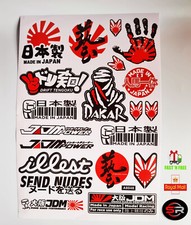 Motorbike Motorcross Stickers Moto Gp Jdm Skateboard Decal Bike Sticker Sheet