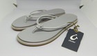 OLUKAI Iridescent/Vapor 'AKA Sz 10 Knotted Straps Beach/Pool Flip Flop Sandal NW