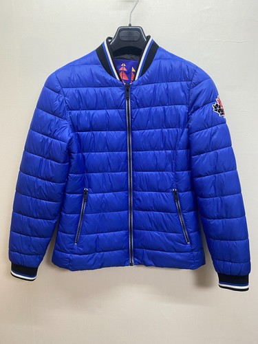 Herren Moose Knuckles Original Sauve Bomberjacke Mantel Slim Fit Gr. S Blau - Bild 1 von 15