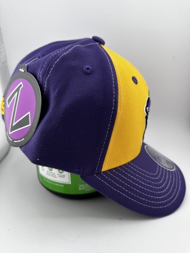 Zephyr Stretch Small Baseball Cap Eagles With A Purple Hat - Picture 2 of 4