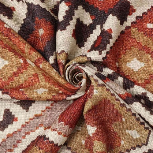 Kilim Ikat Saddle Fabric | Tribal | Curtains Blinds Upholstery Crafts Per Metre - Picture 3 of 7