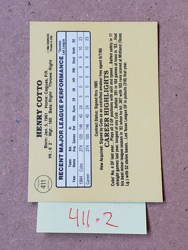 1985 1986 1987 1988 DONRUSS BASEBALL TRADING CARDS YOU PICK 50% OFF 2+ - Picture 95 of 425