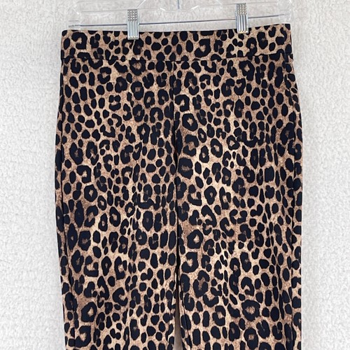 Boston Proper Brown Animal Print Pull On Legging Pants Womens Stretch Size XS - Picture 2 of 15