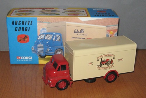 Corgi Classics Bedford S Box Van Nordosten Druckguss Sammler Club Code 3 1:50