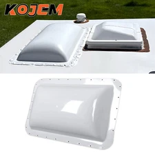 17.8" X 25.8" White RV Skylight Roof Cover For Trailer Camper Truck Exterior Top