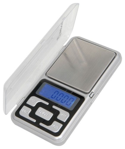 Básculas de bolsillo digitales MERCURY 300 g pesas electrónicas en unidad g, oz, gn y ct - Imagen 3 de 3