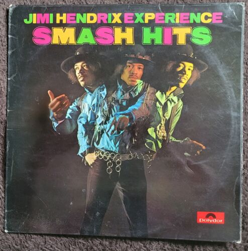JIMI HENDRIX EXPERIENCE - SMASH HITS. 1968 UK ROCK 12" COMPILATION L.P. RE-ISS