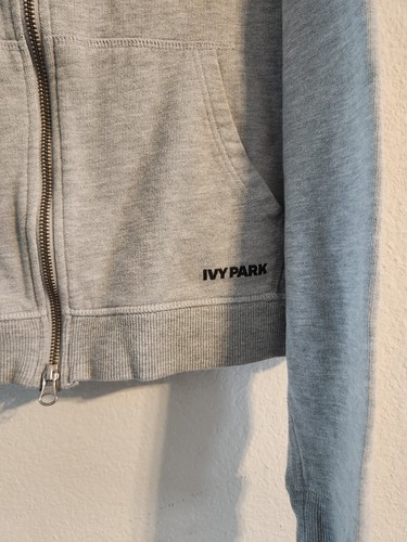 IVY Park Zipthrough Light grey Marl Hoodie Sweater size medium - Bild 4 von 5