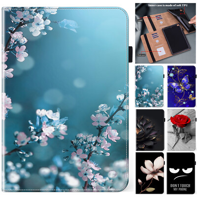 For Lenovo Tab M10/Plus 3rd Gen 10.1''/10.6'' Magnetic Leather Wallet Pattern Case