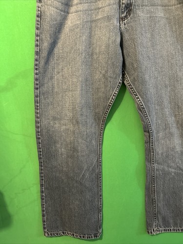 Wrangler Herren Größe 36 x 28 Original Relaxed Boot Baggy Blau Denim Jeans - Bild 2 von 12