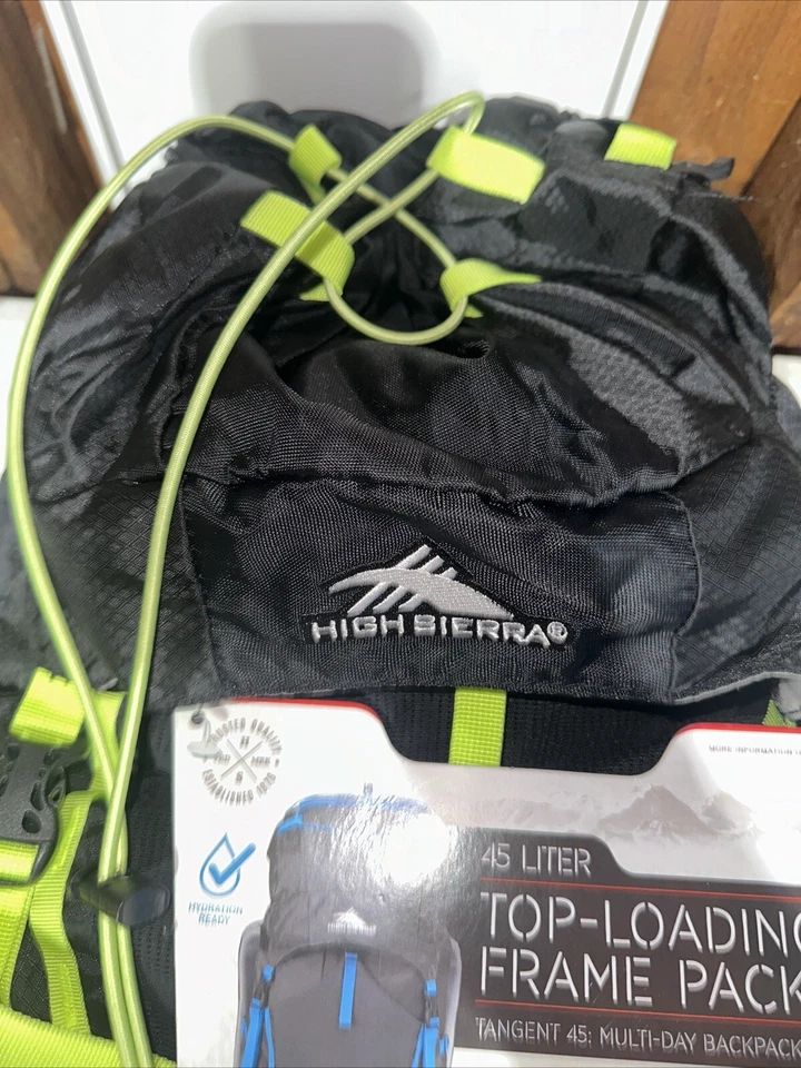 New High Sierra Tangent 45 Top - Loading Frame Pack Black/green - Image 3 of 4