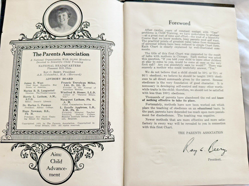 The New Way in Child Training Beery Chart 1 Obedience Antique Parenting Book - Imagen 6 de 14