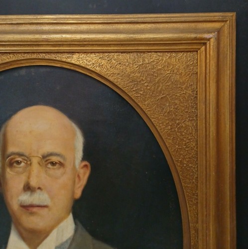 LISTED ENGLISH ROBERT J SWAN Sd ORIGINAL O/C PORTRAIT in PERIOD SPANDREL FRAME - Picture 6 of 12