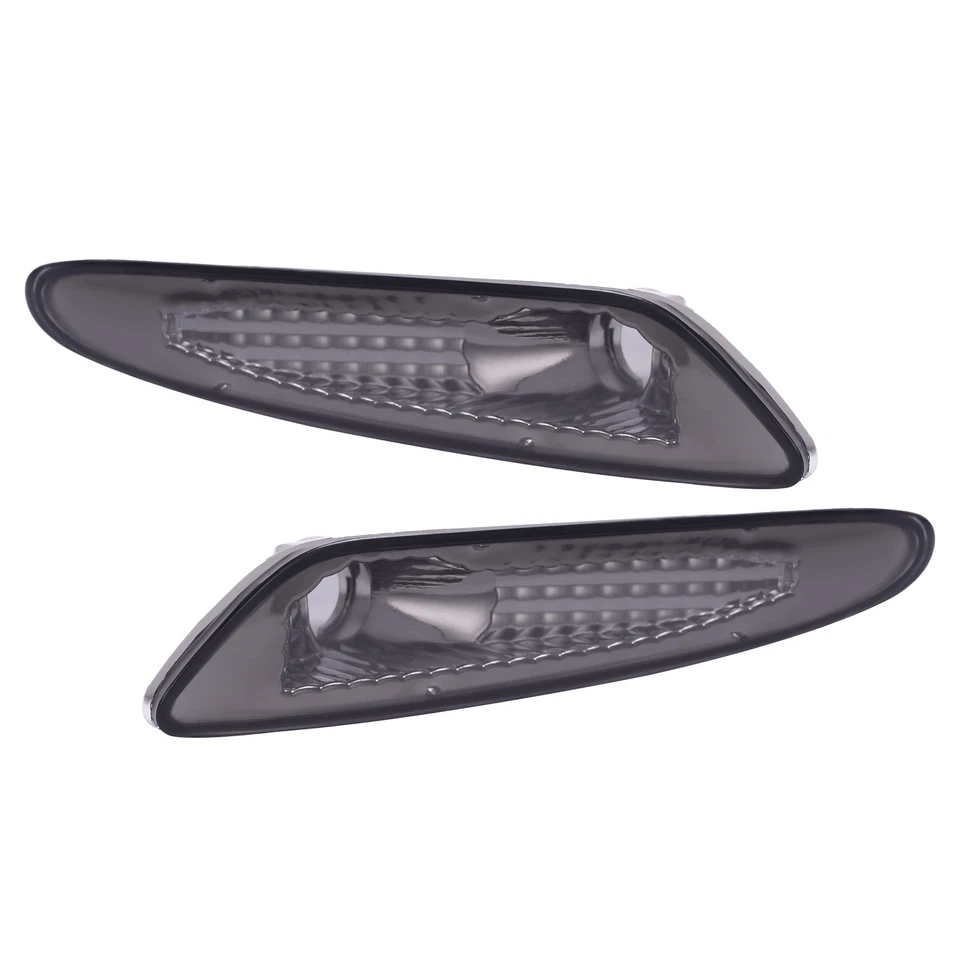 Luces de señalización laterales de parachoques de humo para Mercedes Benz R230 Clase SL AMG 2003-2006 Foto 2 de 4