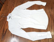Horse Pilot, New, Aerolight long sleeve show shirt, White, XS $217
