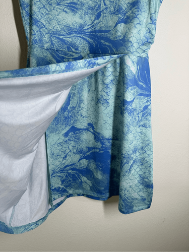 Silver Bait Womens Blue UPF 50+ Performance Sleeveless Dress V Neck Wicked Sz S - Bild 3 von 13