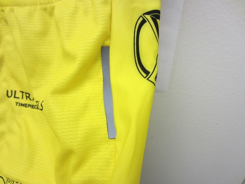 New Santini Cycling Jersey Unisex XL Yellow L'ETAPE Tour de France Skulls Italy - Picture 15 of 24