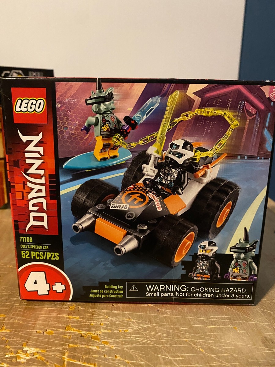 Lego Ninjago COLE'S SPEEDER CAR Set 71706 Sealed Retired