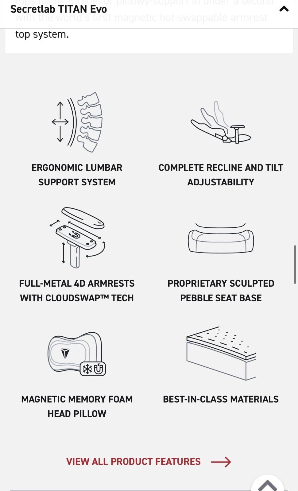 Secretlab titan evo XL chair 7