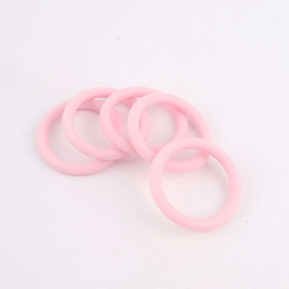 Baby Pacifier Holder Dummy Soothers Chain Circle Adapter Silicone Ring Teether eBay