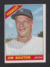 1966  TOPPS  BASEBALL  # 276  JIM BOUTON   EX+   13072