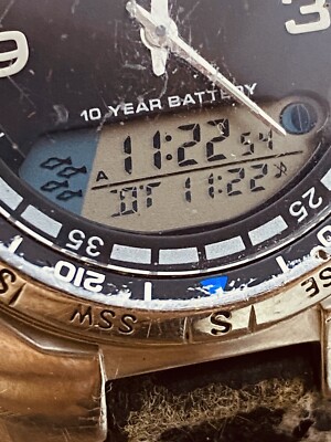 Casio Fishing Gear Illuminator Wrist Watch Model AMW-700 Module