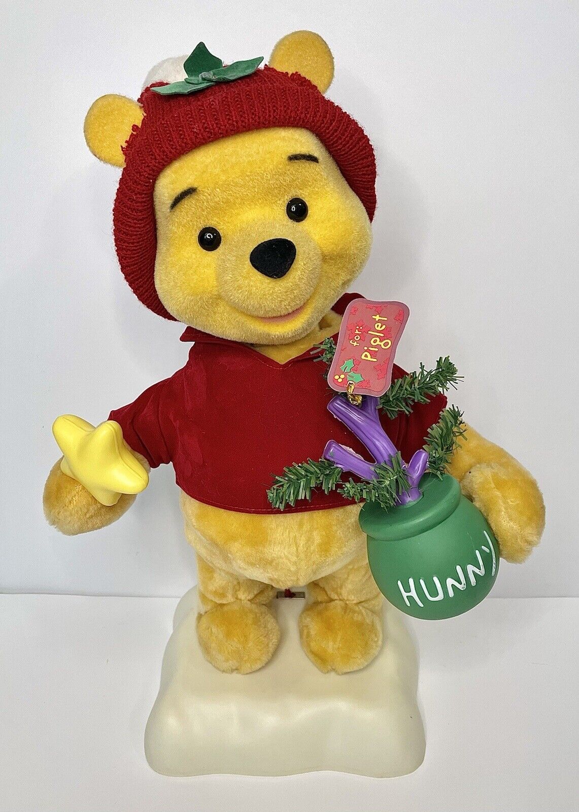 1996 Disney Winnie Pooh Bear Star & Honey Pot Christmas Animated Moving Vintage | eBay 1996 Disney Winnie Pooh Bear Star & Honey Pot Christmas Animated Moving Vintage | eBay