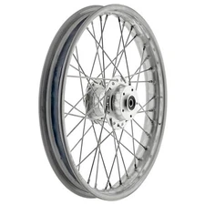 Spoke wheel, 1.6x16 inch for disc brake (aluminium hub, stainless steel rim, stainless steel