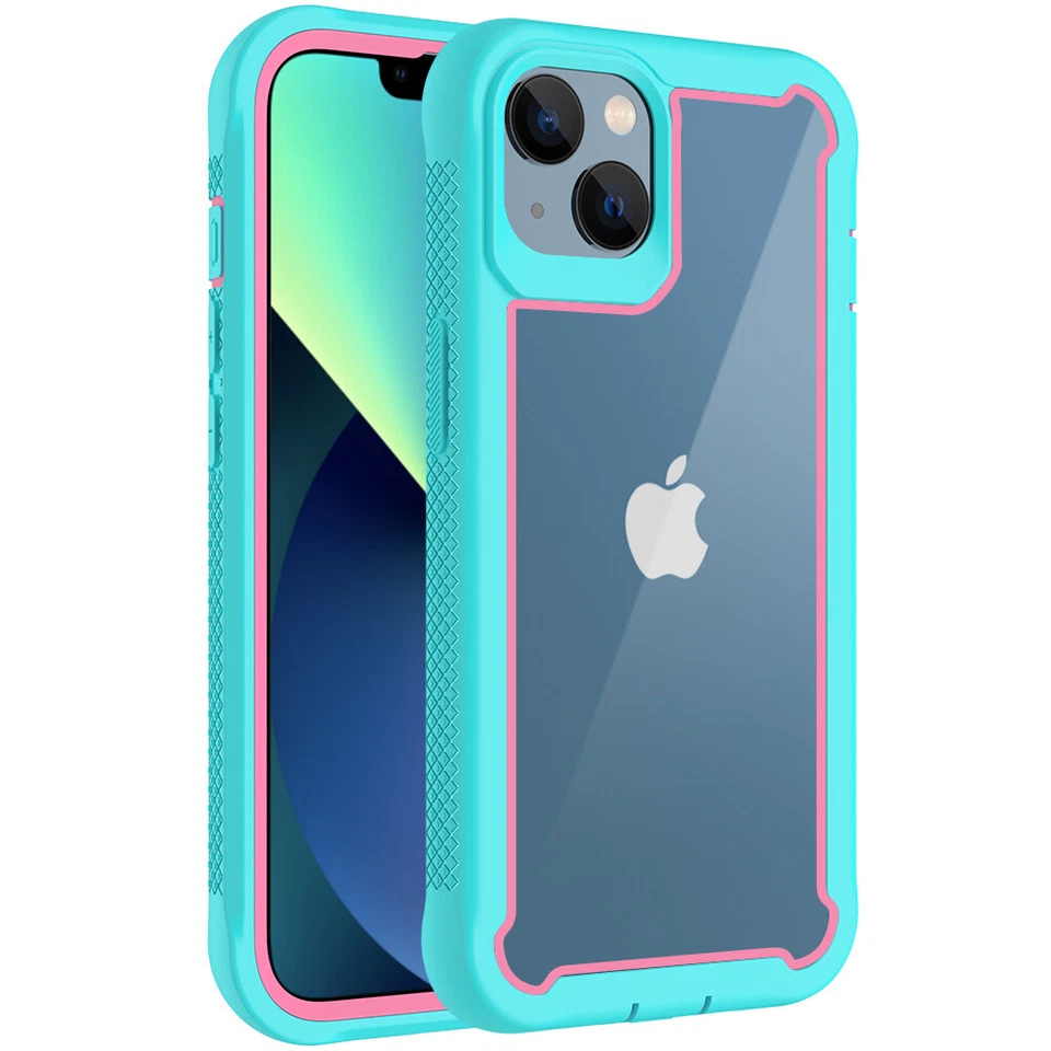 For iPhone 11 12 13 Pro Max XR XS MAX Clear Case Cover+Tempered Glass Protector - Image 3 of 4