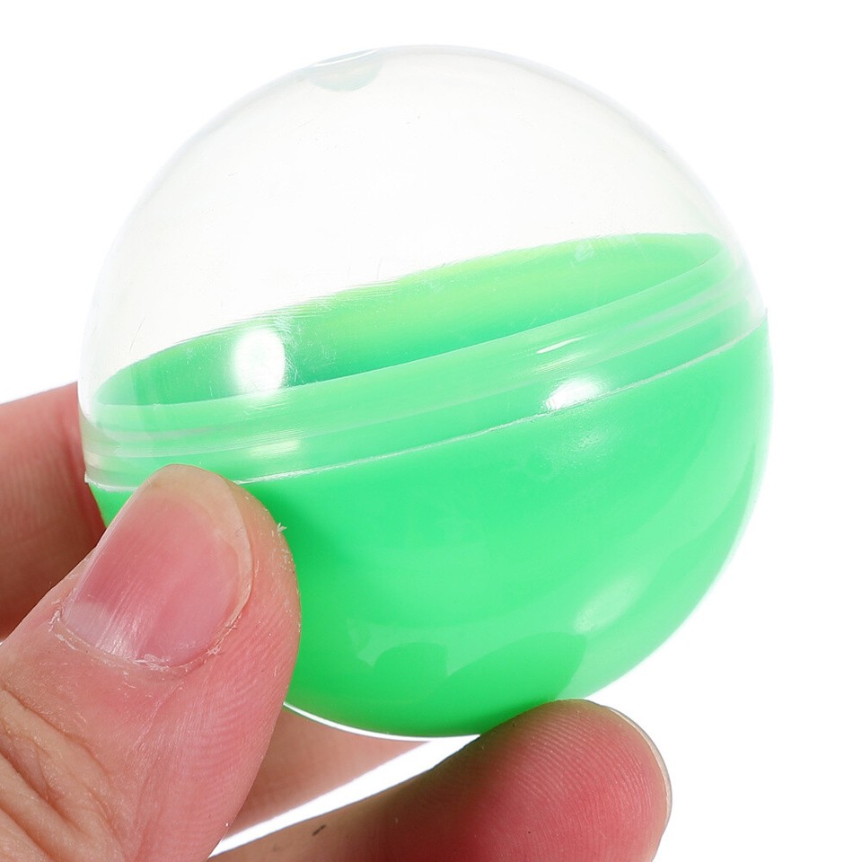 50 Pcs Plastic Empty Ball Toys Clear Candy Balls Capsules Child eBay